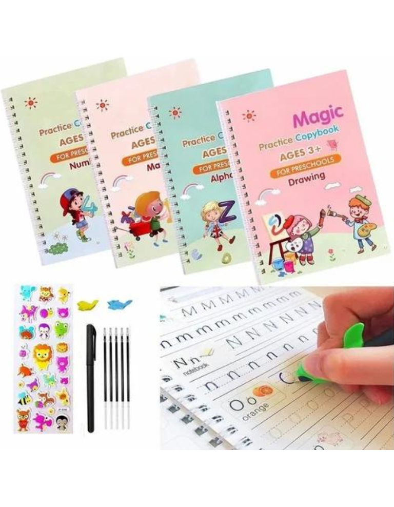 Magic Book Numbers & English & Drawing & Mathematics